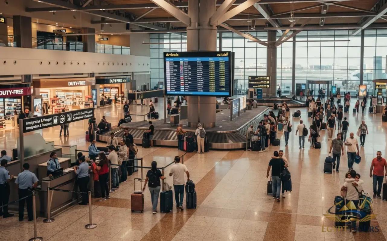 Professional meet and greet service at Luxor International Airport arrivals