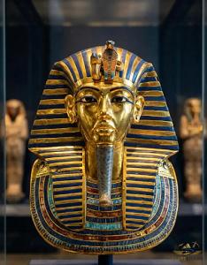 Egyptian Museum treasures Tahrir, King Tutankhamun golden mask, Cairo historical day trip..webp